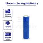 18650 Lithium Ion 2000mAh Rechargeable Battery – Li Ion 18650 Battery – High Quality