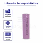 18650 lithium ion 1200mAh Rechargeable Battery – Enhanced Lithium Battery Life ( High Capacity