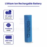 Original 18650 Lithium Ion  1800mAh Rechargeable Battery for Superior Lithium Battery Working –  Optimal Battery Charging