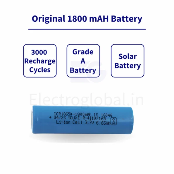 Optimal Battery Charging with Original 18650 Lithium Ion 1800mAh Rechargeable Battery - Superior Lithium Battery Working