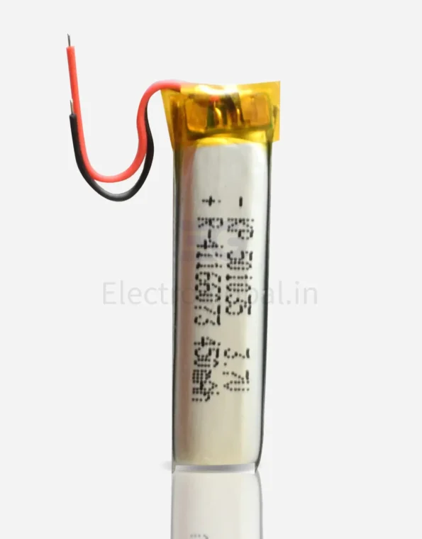 3.7V 450 mAh Li-Po rechargeable battery (KP 501035).