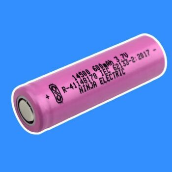 3.7V 600mAh 14500 Li-ion Rechargeable Battery for Electrical Devices