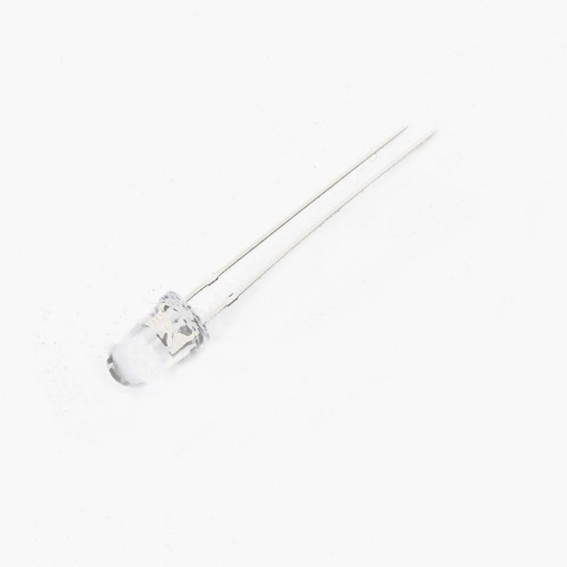 5mm LED - White Color - Types of LEDs and Diode Emitting Light