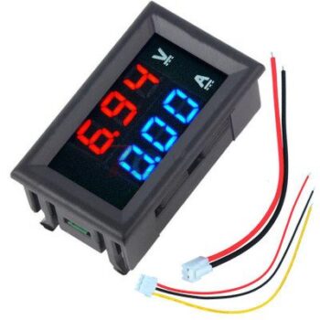 100V 10A Dual LED Voltmeter