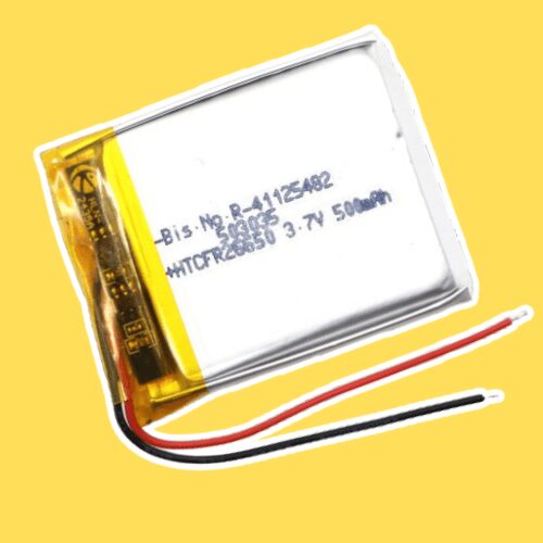 Generic 503035 3.7V 500mAh LiPo Battery - Single Cell Lithium Polymer Battery | Lithium Ion v Lithium Polymer, Li Polymer