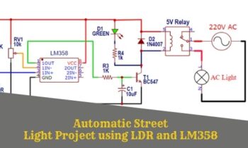 Automatic Street Light Project using LED andLM358 min